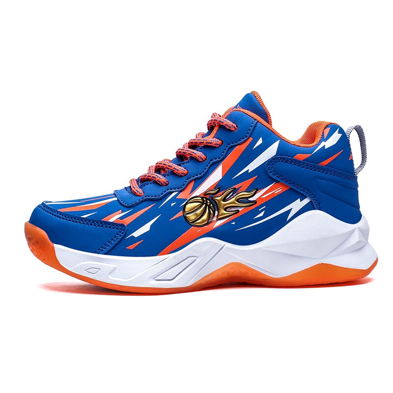 Kids Schoenen Jongens Mand Sneakers Lente Herfst Ronde Neus Casual Kinderen Schoenen Antislip Outdoor Jeugd Student Schoenen: blue / 3