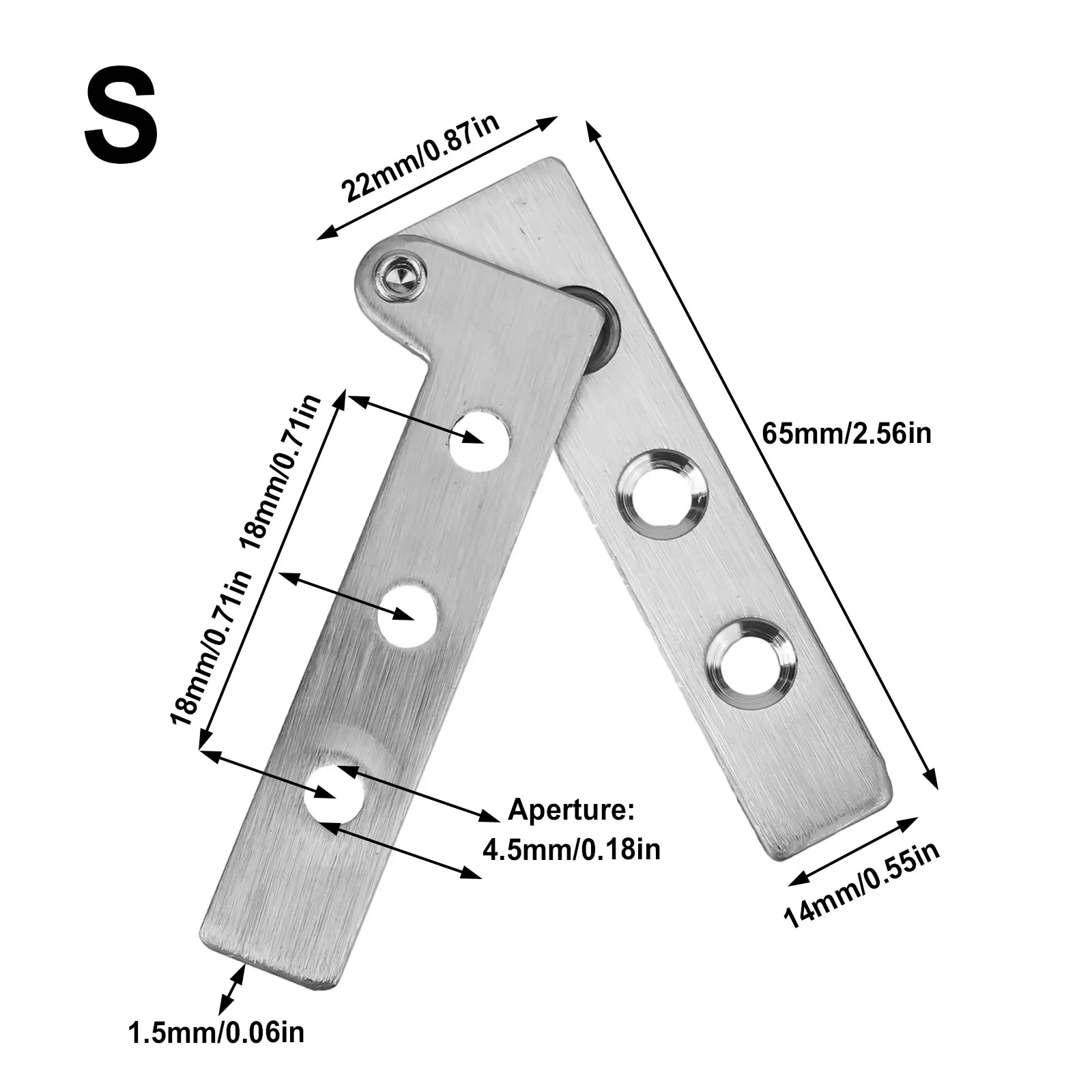 Bisagra de puerta Invisible, bisagra pivotante de amortiguación, herrajes giratorios para muebles hacia arriba y hacia abajo, bisagra de gabinete de ventana abatible de eje lateral