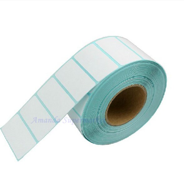 Sticker 45*15mm 1500 Pcs/Roll Thermal Label Sticker For Supermarket Label,Carton Label,Logistics Label Direct Print