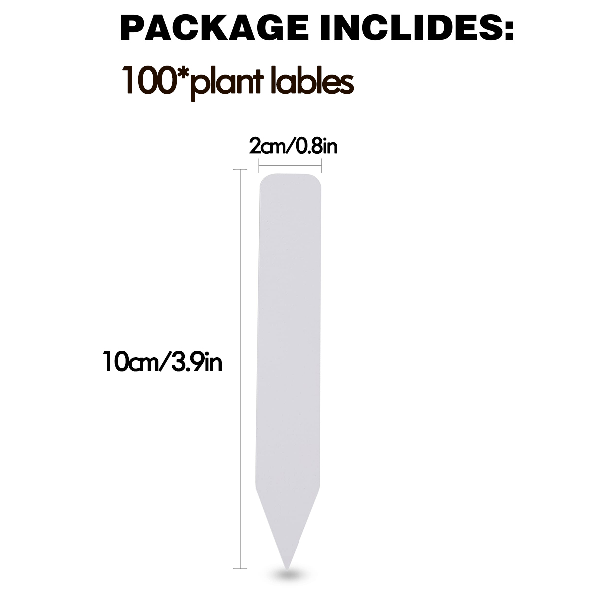 100Pcs Set Plant Markers Plastic Plant Labels Plan... – Vicedeal