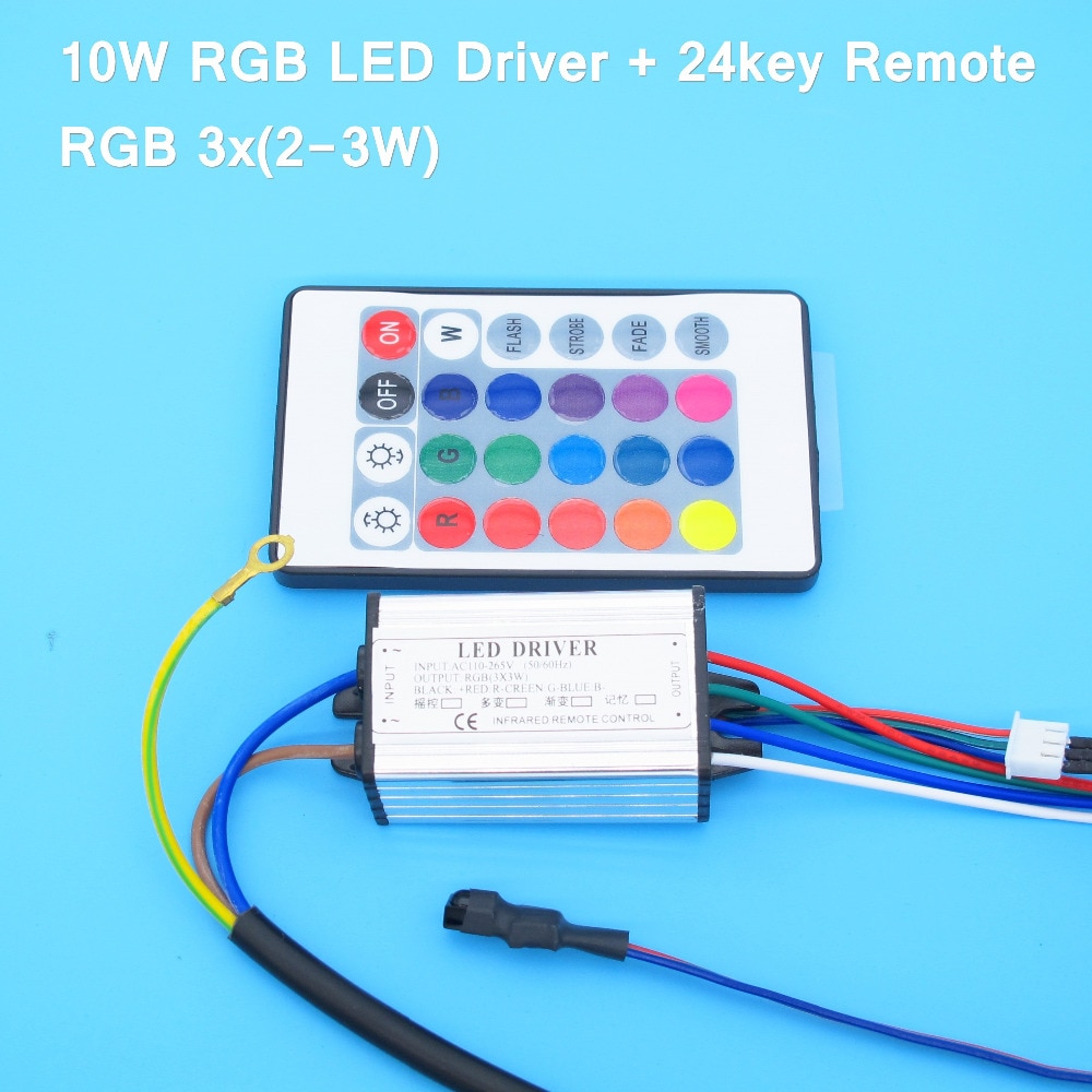 Waterproof 10W 20W 30W 50W 100W RGB LED Driver for... – Grandado