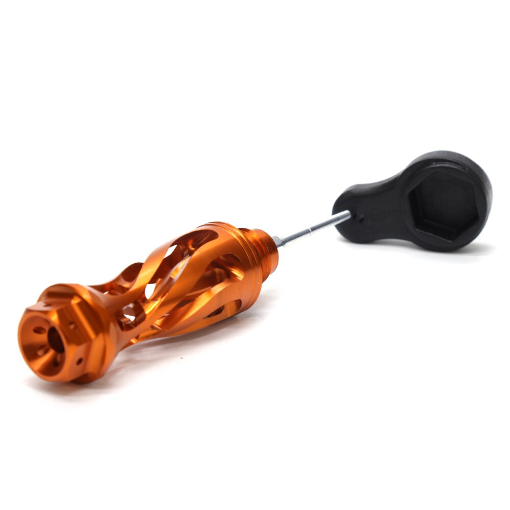 Yamaha bws  x 125 bws  r 125 cygnus 125 kymco 125 -moottorin öljytikku, tasonmittari, cnc-koristeelliset moottoripyörän aputarvikkeet: Oranssi