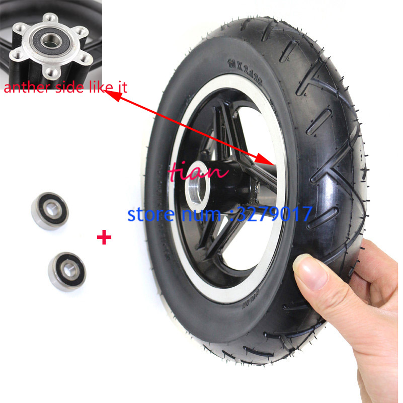 Elektrische Scooter 10x2.125 Velg 10 Inch Scooter Wiel Hub Alumnium Legering Wiel Frame voor 10x2.125 Tire Elektrische Scooter: wheel a size