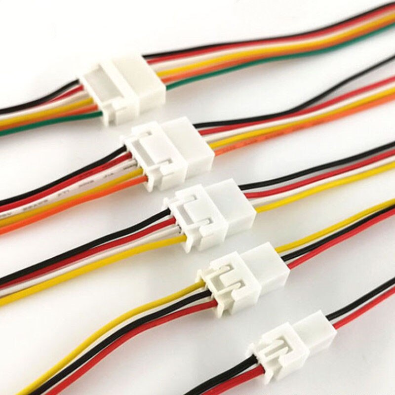 20PCS 10 Pair Micro JST PH 2.0 MM 2P 3P 4P 5P 6PIN Male Female Plug Connector With Wire Cables terminal 200mm 26AWG 20CM