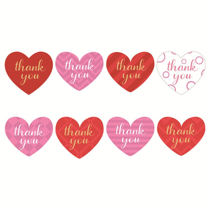 38Mm Liefde Hart Sticker Diy Label Afdichting Sticker Scrapbooking Verjaardagsfeestje Briefpapier Sticker Valentijnsdag Decoratie: A 38MM 300PCS