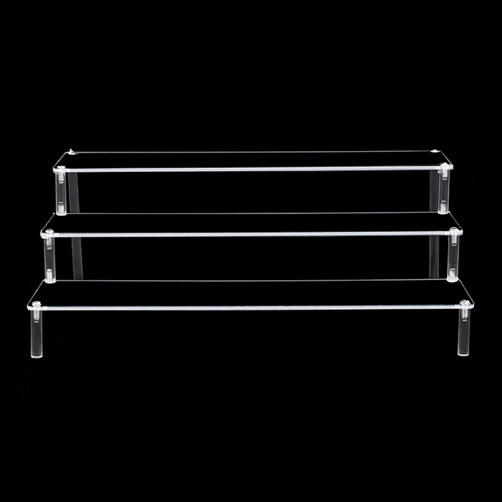 Acrylic Display Riser Stand Toy Model Perfume Cosmetics Toiletries Holder Collections Doll for Decoration: 39.5x27.5x15cm