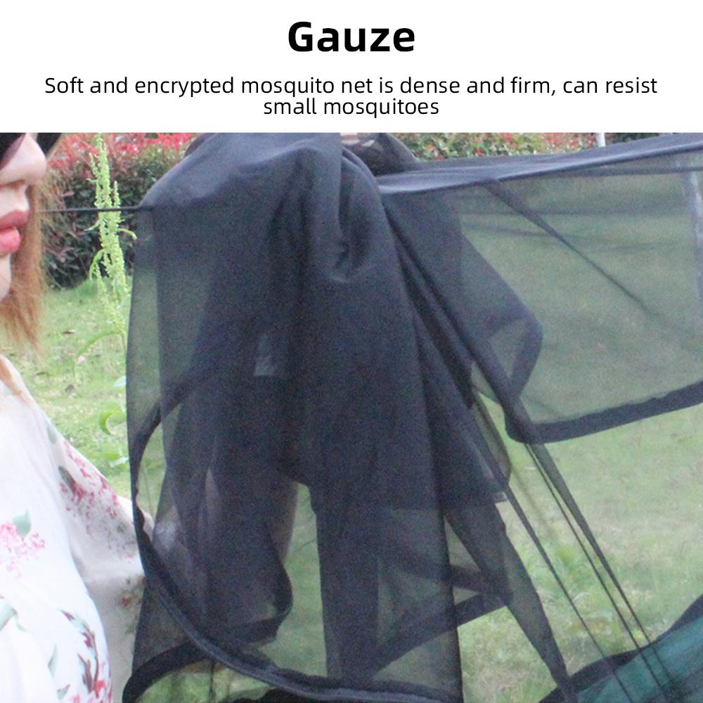 Nylon myggnät gunga hängande säng tålig hängande campingtält soffa praktisk robust tält hängmatta resa utomhus