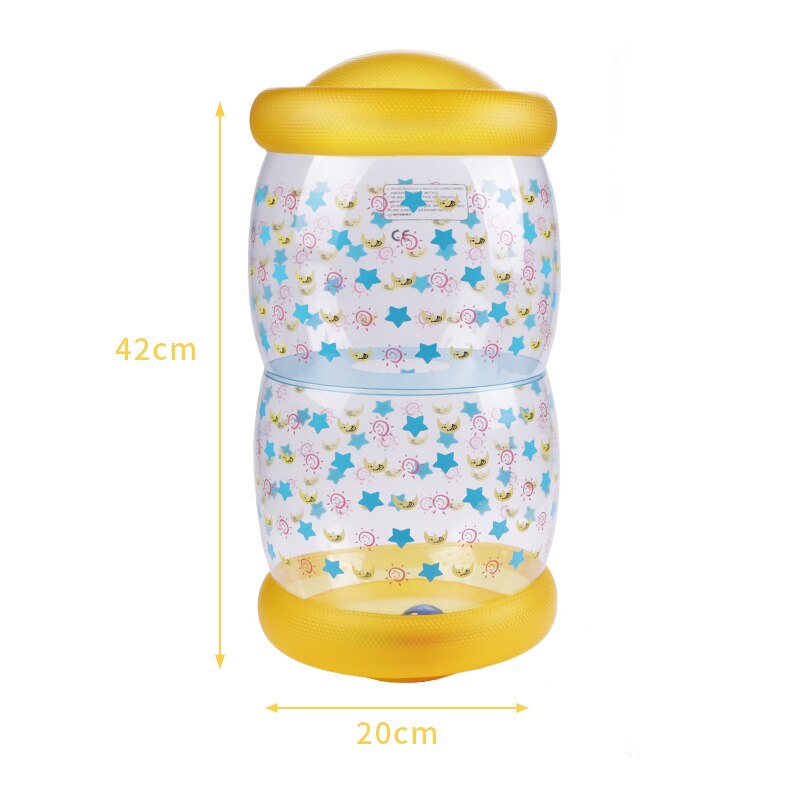 Kruipen Leren Roller Met Bells Peuter Staande Vroege Educatief Speelgoed Lnflatable Speelgoed Zuigelingen Roller Pvc Baby Fidget Speelgoed: ST426