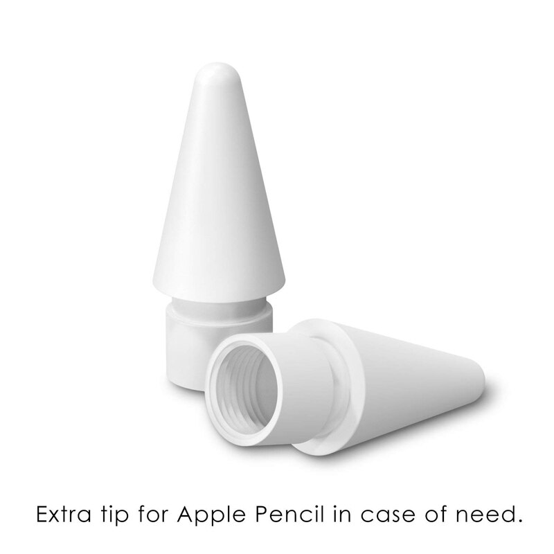 Pencil Tip For Apple Pencil,Replacement Tip For Apple Pencil Ipencil Nib For Ipad Pro 10.5 Inch Ipad Pro 12.9 Apple Pencil,White