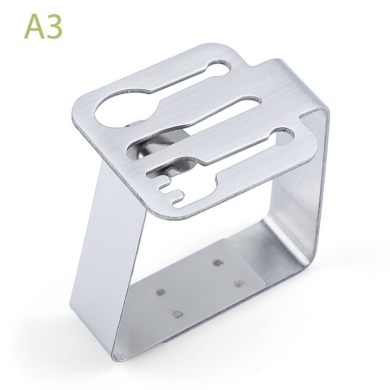 1pcs Stainless Steel Table Cloth Clamp Leaf Shaped Dining Room Tablecloth Holder: A3
