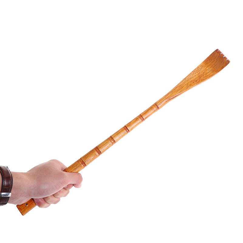 Houten rugkrabber, houten rugkrabber, massager voor de rugkrabber, lichaamsmassage, bamboe, verlichting van jeuk en gezondheidstool