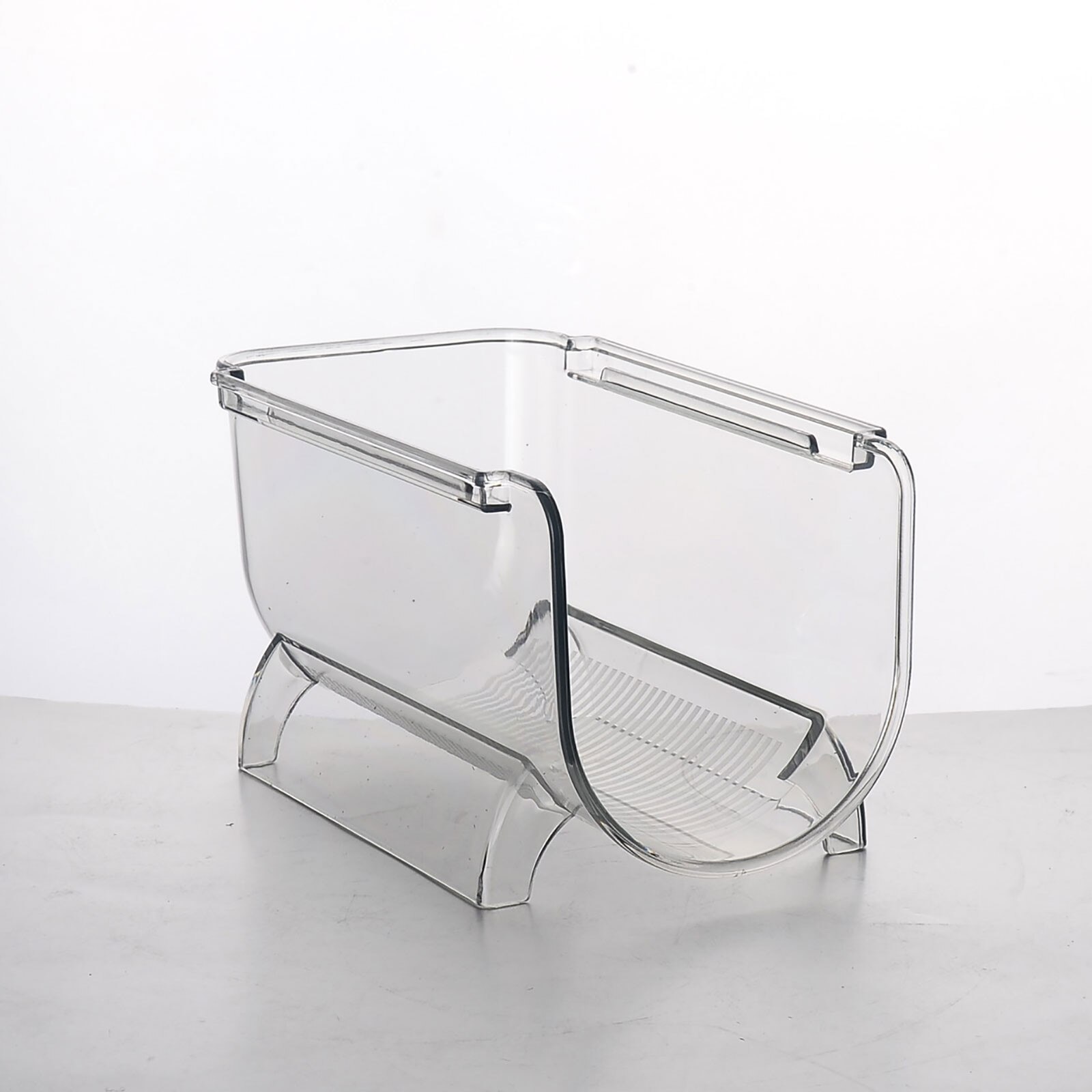 Refrigerator Organizer Kitchen Bottle Storage Rack Stackable Wine Holder Bottles Display Shelf Fridge Kitchen Organizer 1231