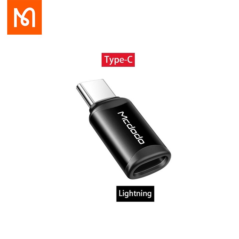 Mcdodo Usb Otg Lightning Naar Type C/Micro Converter 3A Fast Charger Adapter Type C Bliksem/Micro voor Iphone Lightning Kabels: Lightning  to Type-C