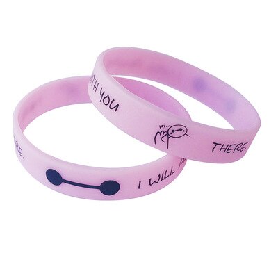 1 Paar Silicone Armbanden Rubber Zweet Band Lichtgevende Polsbandjes Mannen Vrouwen Rubber Shine Armbanden Glow In The Dark Polsbandjes: pink