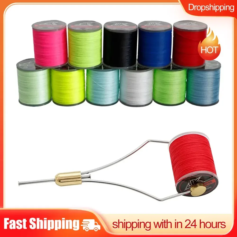 Fliegenbinden, 150D-Gewinde, mehrfarbig, handgefertigter Faden, DIY-Hilfshaken, Bindeschnur, langlebiges Polyester, Angelzubehör, angehen