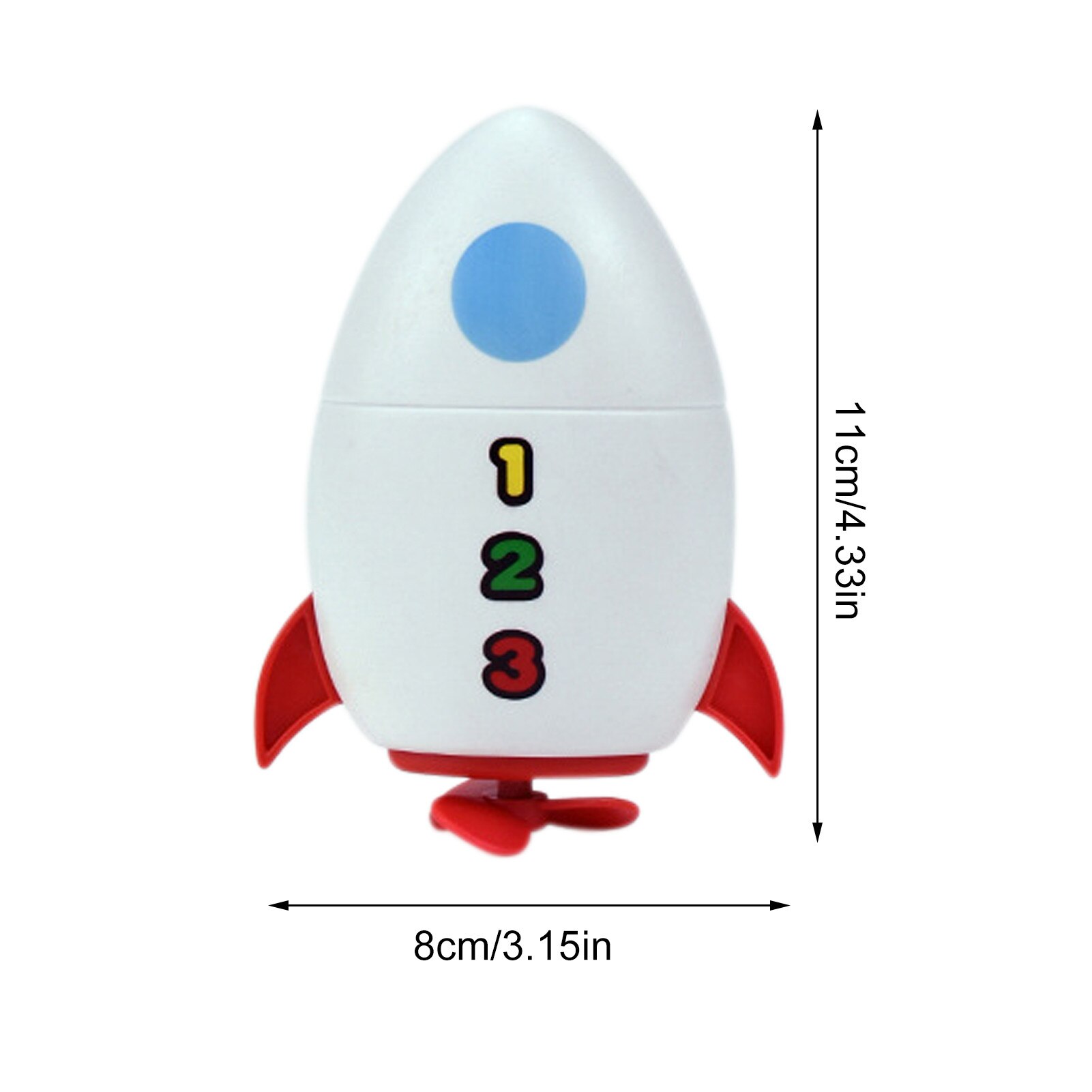 1 Stuk Van Water Rocket Game Babybadje Speelgoed Vroege Onderwijs Zwemmen Speelgoed Clockwork Badkamer Zwemmen Kinderen Speelgoed #