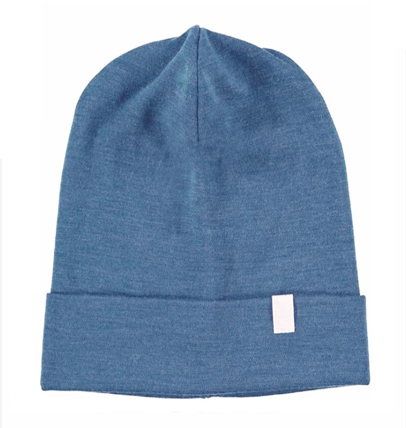 Unisex Merino Wol Manchet Beanie Hoed 100% Merino Wol Ridge Manchet Wol Beanie 2 Laag Warme Wollen Muts Mannen Vrouwen beanie Cap: Blue Heather