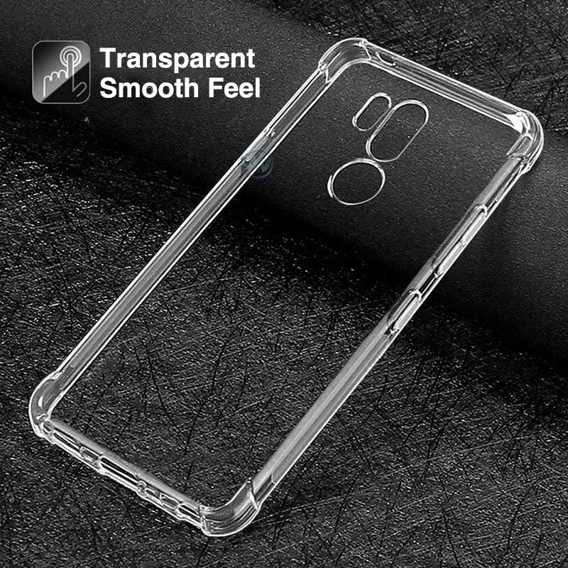 För lg  g7 v50 thinq tpu genomskinlig mjuk baksida fodral för lg  g8s g8 thinq  q60 q9 k50 k40 v35 v40 genomskinlig stötsäker skal baksida