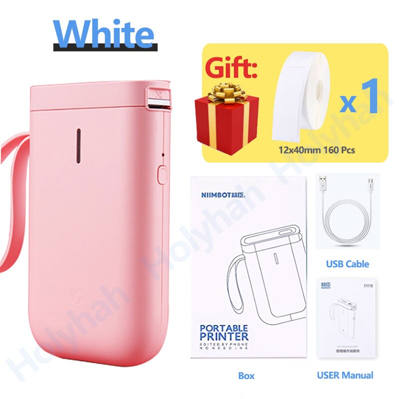 Niimbot D11 Mini Wireless Printer Bluetooth Thermal Label Printer Price Labeller Label Tag Price Printer: PK D11