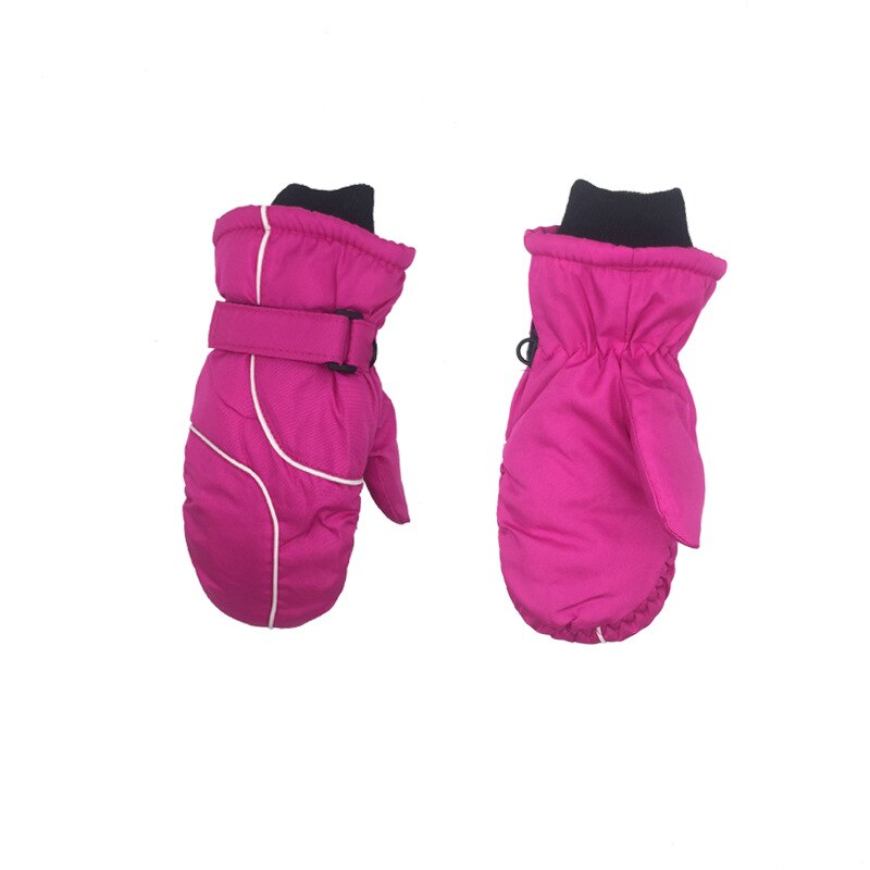 Kinderen Verdikte Warme Ski Handschoenen Winter Leuke Waterdicht En Winddicht Outdoor Sport Handschoenen Kids Wanten Voor 4-8yrs