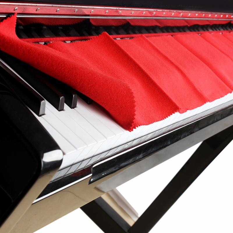 piano tastatur støvdeksel mykt tastatur piano tastatur støvklut husholdningsrekvisita