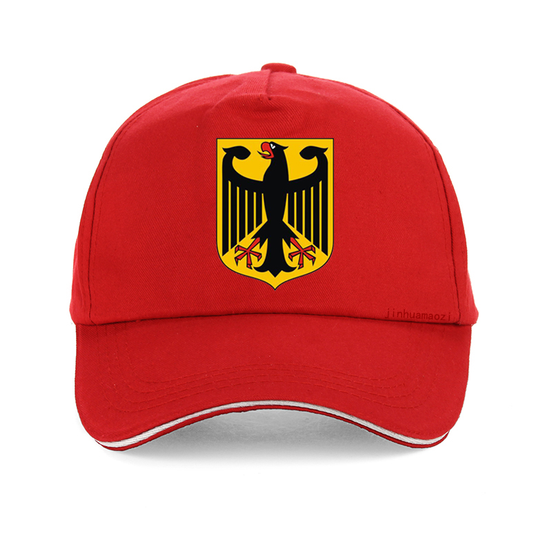 Wappen von Deutschland Baseball Kappe Neue Neutrale Baumwolle draussen Deutsche Flagge Patriot Hütte Abzeichen Männer frauen hüte knochen: verrotten
