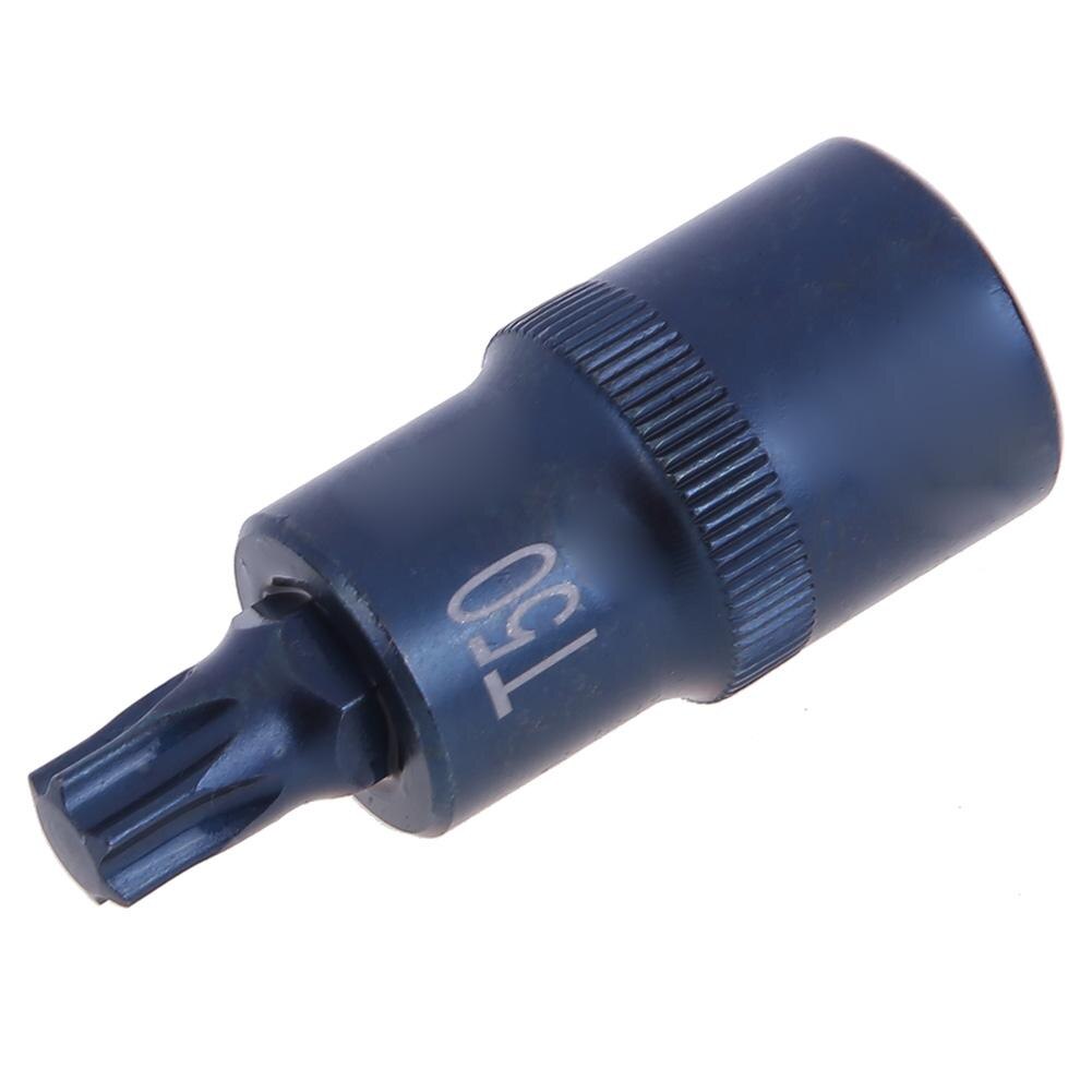 Torx Screwdriver Bit Tool 1/2 Socket Bits Adapter T20 T25 T27 T30 T35 T40 T45 T50 T55 T60 T70 1/2 inch Adapter Hand Tool