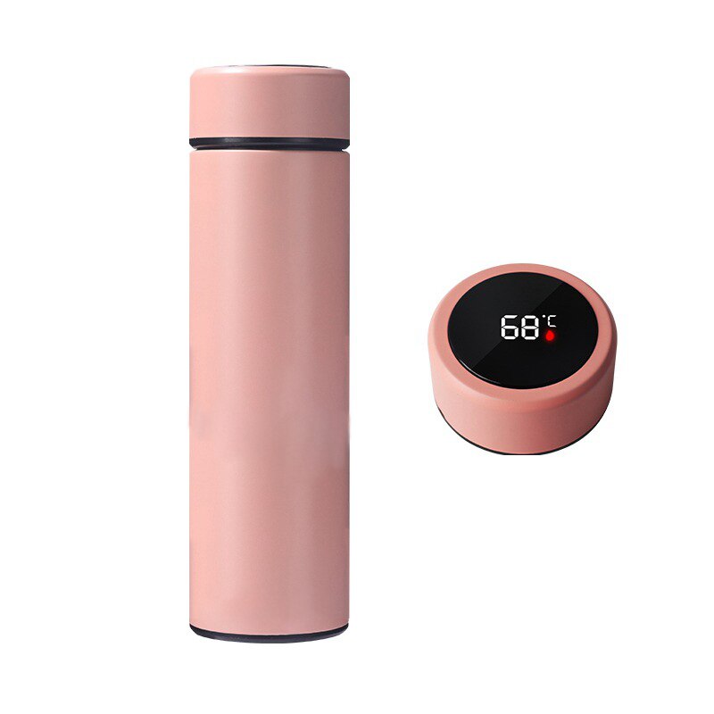 500ml Intelligent Thermos Coffee Bottle Temperature Display Stainless Steel Vacuum Water Cup Coffee Mug Vacuum Insulated Bottle