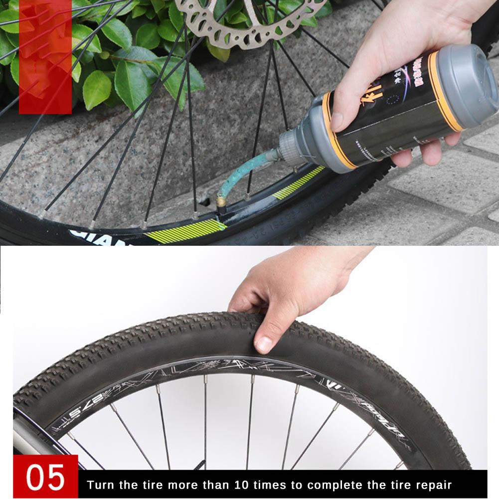 400ML Tire Sealer Universal Tire Sealant Repair Fluid Car Motorcycle Mountain Bike Tire Inner Tube Repair Glue Ridding Supplies