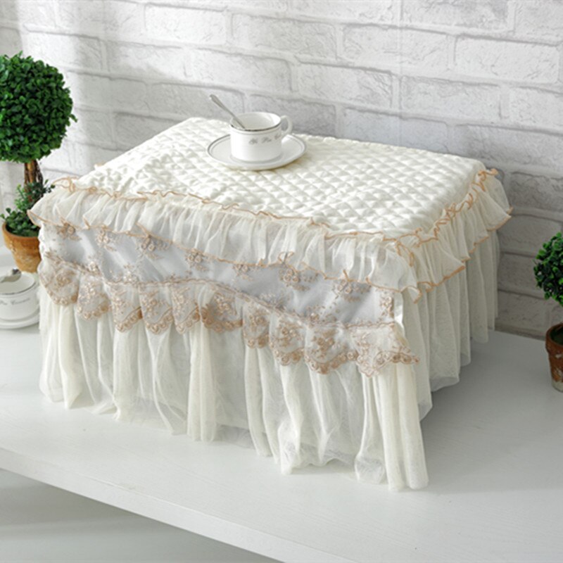 52x30x33cm osłona robić mikrofalówki ogrodowa koronkowa materiałowa osłona ręcznik olejoodporny odporny na kurz zmywalny piekarnik elektryczny: 1