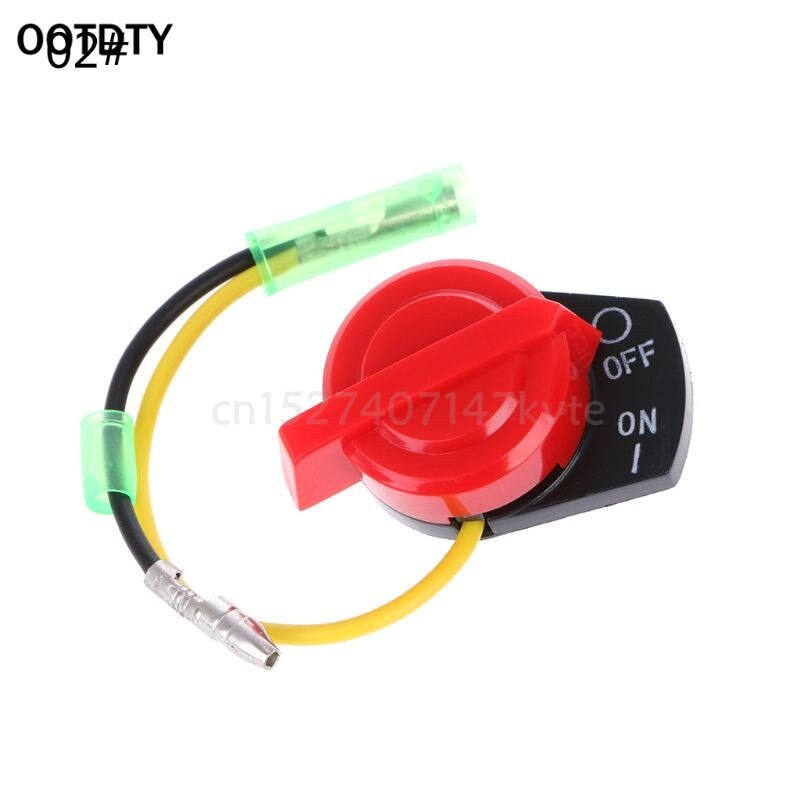 Ootdty metal switch motor effekt stop on off kill switch kontrol til honda  gx110 gx120 gx160 gx200 gx240: 2 ledninger