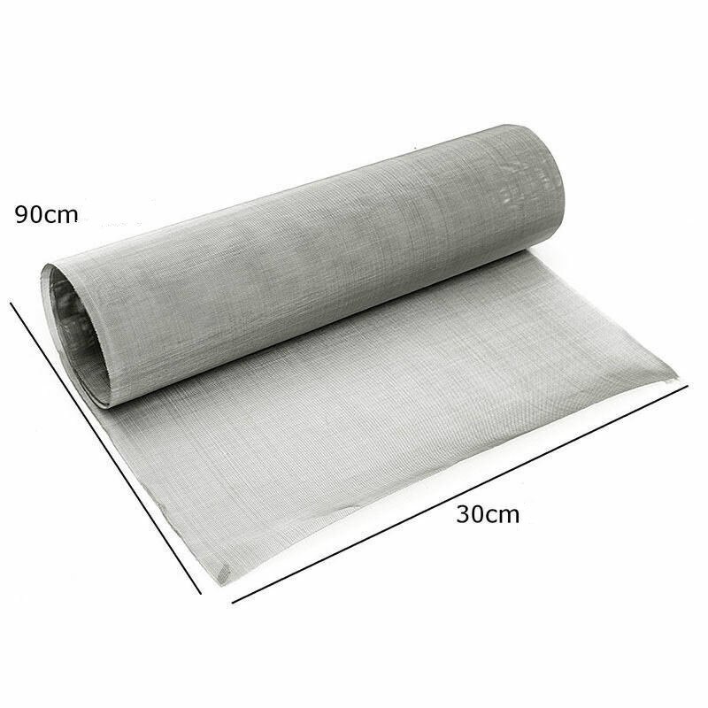 1pcs 304 stainless steel 100 mesh braided wire stainless steel shielding filter plate 30x90cm