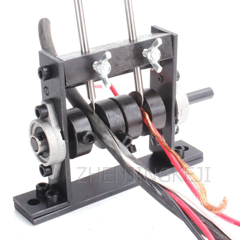 Small Peeler Scrapped Wire Cable Single Core Wire Peeling Equipment Brazed Copper Wire Household Manual Wire Stripping Machine