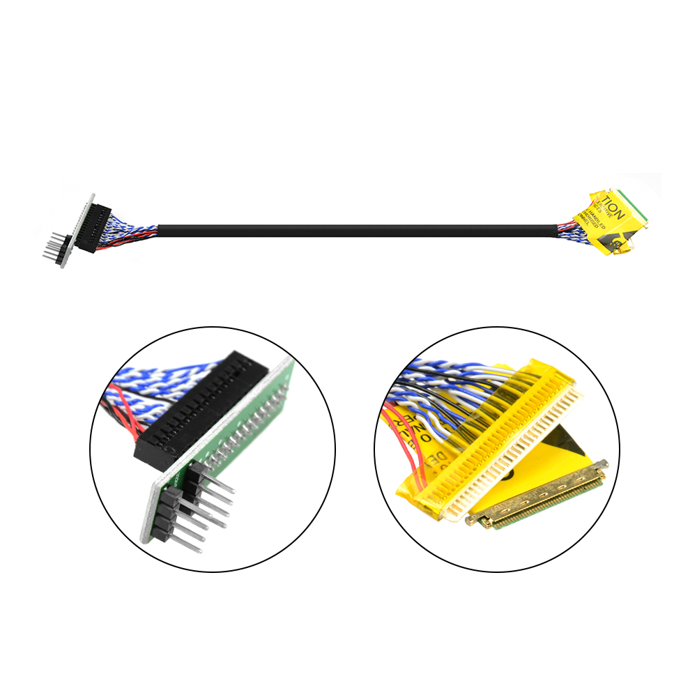 NEWEST LED LCD 2 in 1 EDID Notebook LCD Screen Code Chip Data Read Cable For RT809F RT809H TL866CS and TL866A Programmer