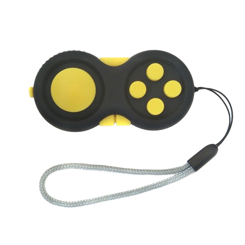 Antistress Speelgoed Voor Volwassenen Kinderen Kids Fidget Pad Stress Relief Squeeze Fun Hand Interactieve Speelgoed Kantoor Christmas: Yellow