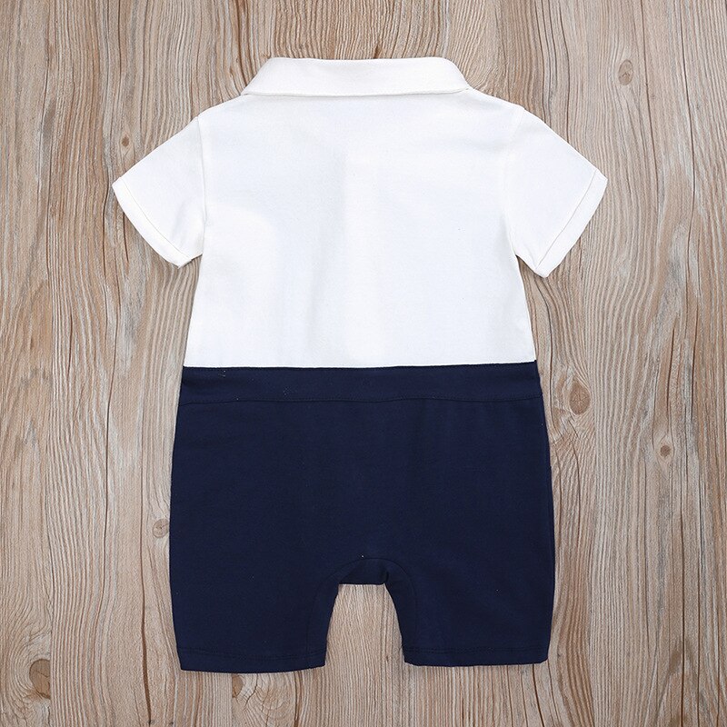 Lzh Zomer Korte Mouwen Jumpsuit Voor Kinderen Kleding Jongens Romper Splicing Kinderen Bodysuit Schattige Baby Overalls 0-2 Jaar