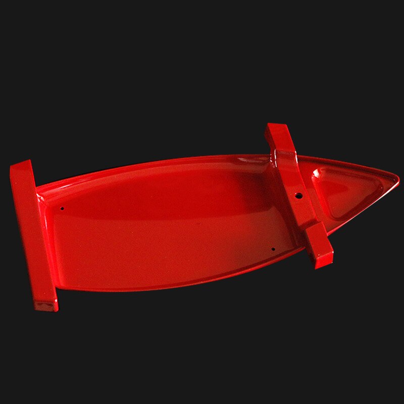 -ABS Black Red Sushi Sashimi Boat Ice Food Seafood Plate Salmon Sashimi Tray Japanese Food Container Sushi Decor