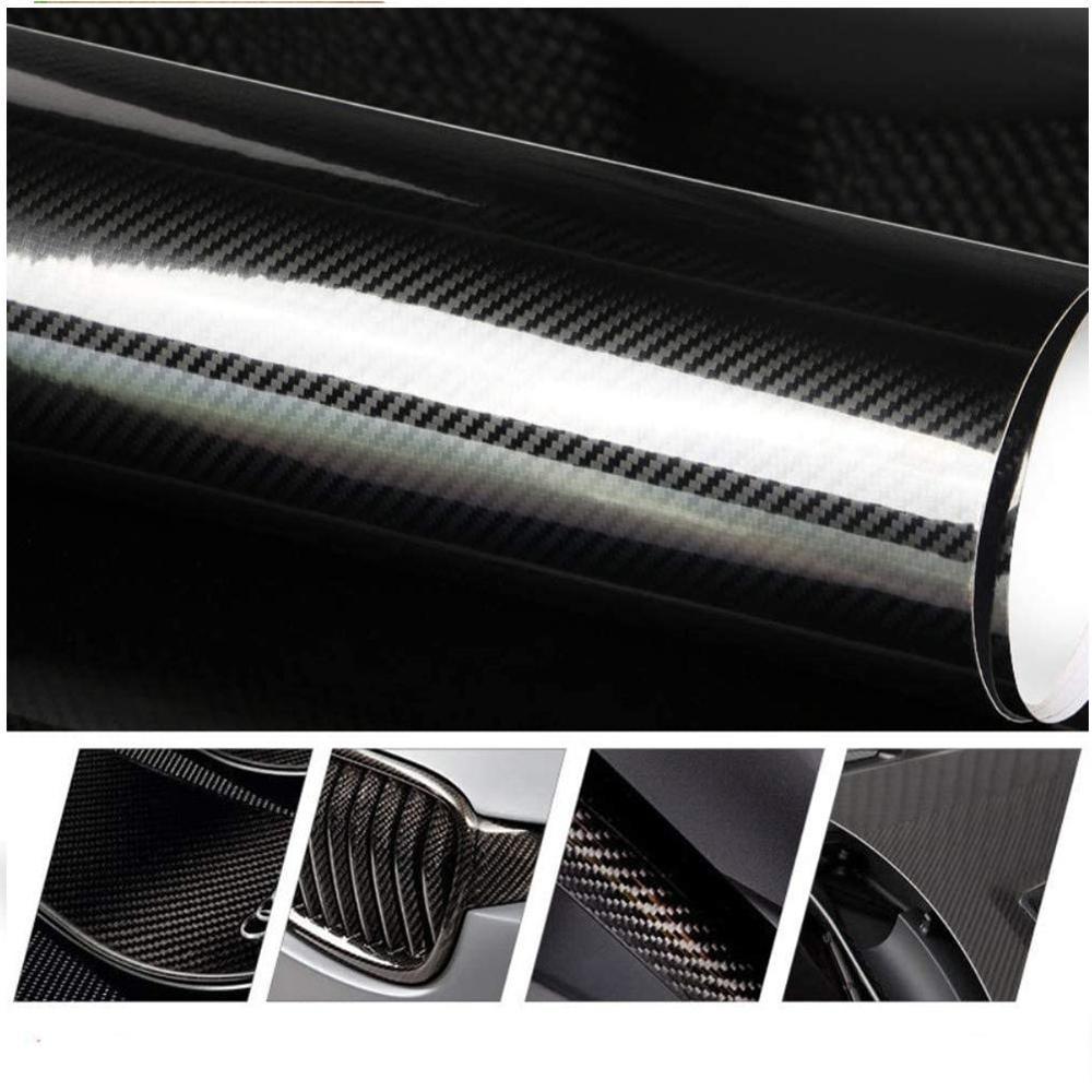 Clearing 3d kolfiber vinyl film ark dekaler bil wrap inslagning klistermärken auto dekoration tillbehör