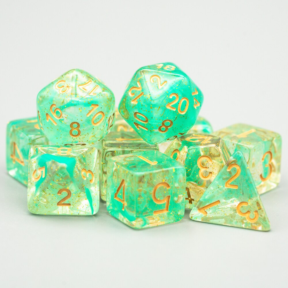 11pcs/set DND Dice D&D Dice D4 D6 D8 D10 D% D12 D20 Polyhedral Games Dice Set for Table Games MTG RPG