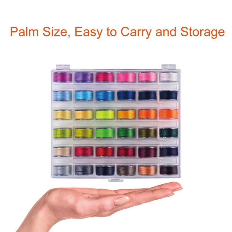 36 Pcs Bobbins and Sewing Threads with Case and So... – Grandado
