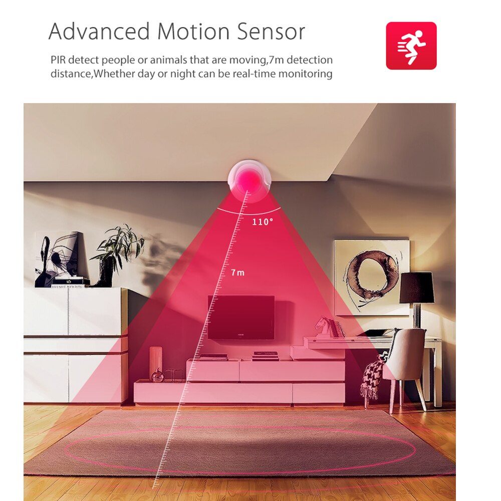 Nas -pd01z z-wave pir rörelsesensor detektor hemautomation larmsystem rörelselarm för tuya app kontroll ifttt