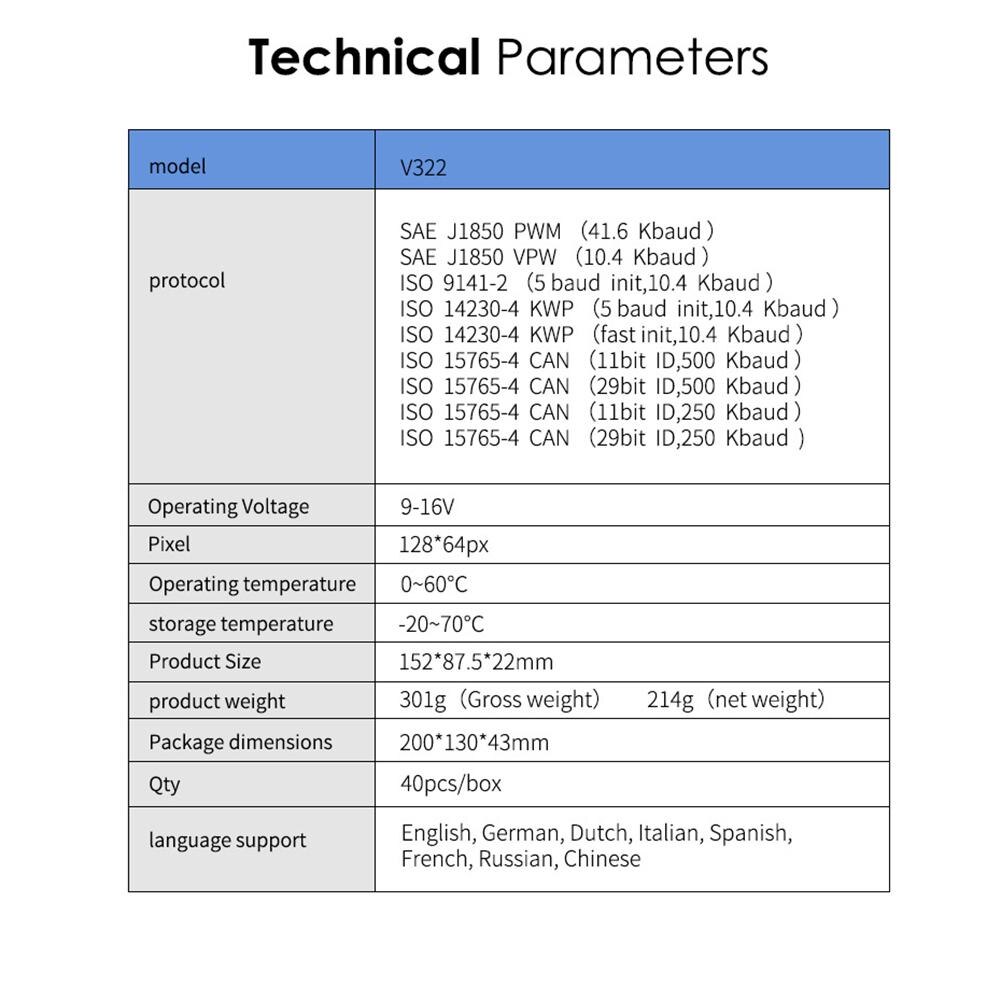 Auto Diagnose Instrument OBD2 Auto Test Tool Auto Motor Fehler Scanner Diagnose Instrument Code Leser Auto Diagnose Werkzeug