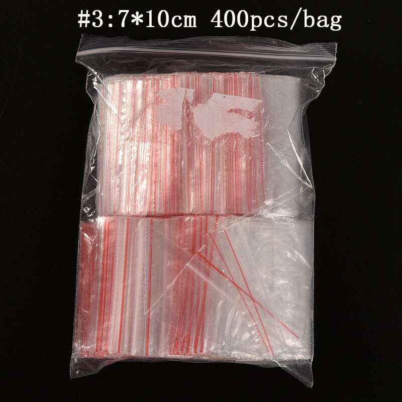 500 Stks Clear Ritssluitingszak/Draagbare Thuis Gebruik candy Bag/Milieuvriendelijke Jewerly plastic Zakken 7*10 cm