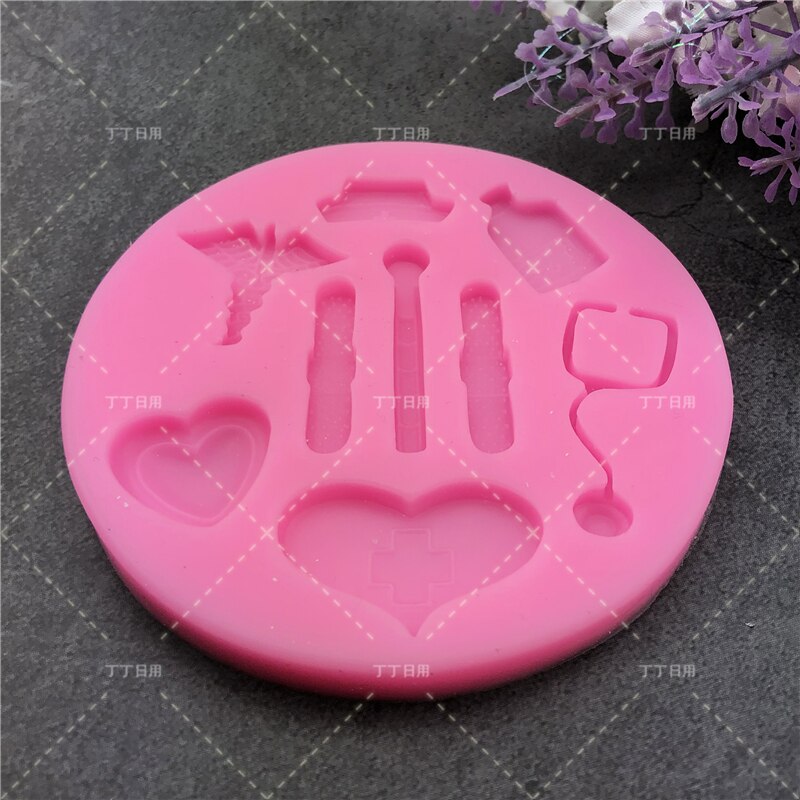 Hospital værktøj blød silikone form cupcake slik chokolade kage fondant forme dekoration bage værktøj diy ler harpiks kunst tilgængelig