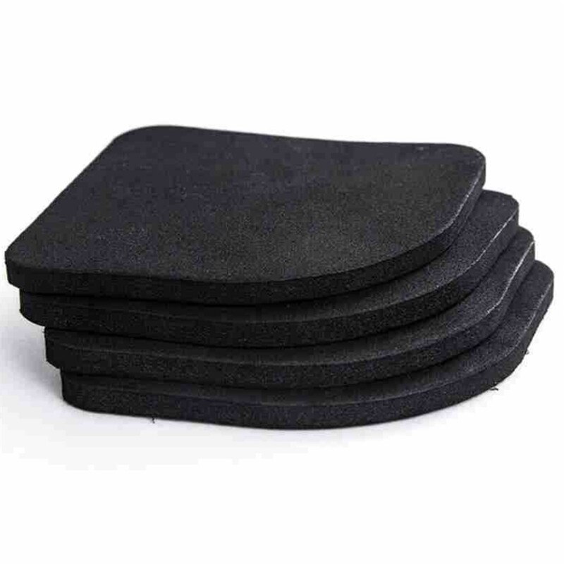4 st kvadratisk kyl halkfri mute matta tvättmaskin anti vibrations pad stötmattor