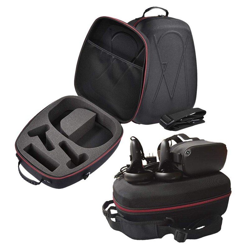 Étui de transport étui de voyage Portable tout-en-un Vr casque de jeu sac de rangement matériel dur étui de transport avec bandoulière pour Ocu