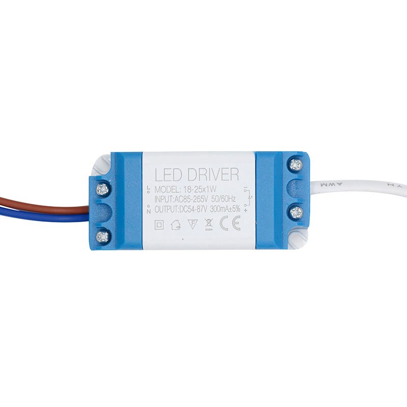 Led driver met 5.5*2.1mm vrouwelijke connectoren 1w-36w voedingen constante stroom 300ma verlichtingstransformatoren voor led-lichtstrip