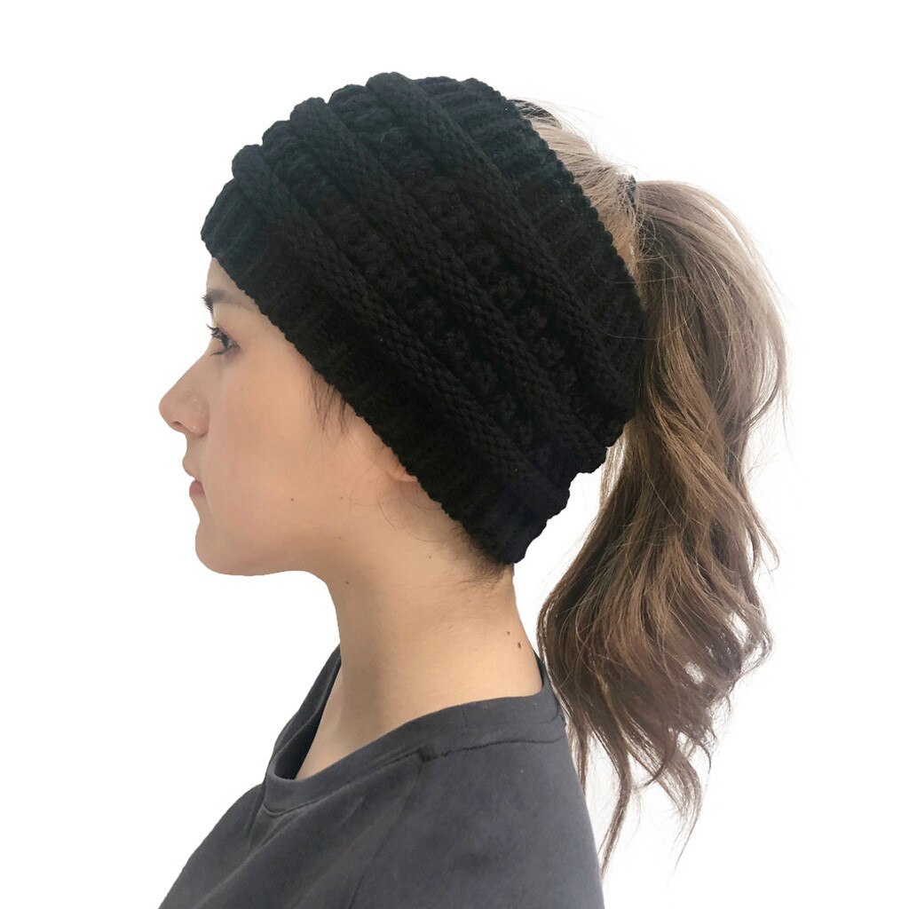 Femmes tricoté bandeau extérieur tête enveloppement hiver plus bandeau pour dames acrylique Crochet bandeau tête enveloppement 20FEB3