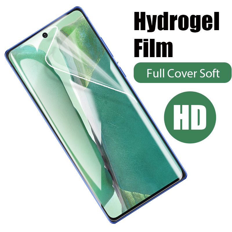 Hydrogel Soft Glass Film For Samsung Note 20 Ultra 10 8 9 Curved Screen Protector On Galaxy S21 S20 Ultra S10 5G S9 S8 Plus