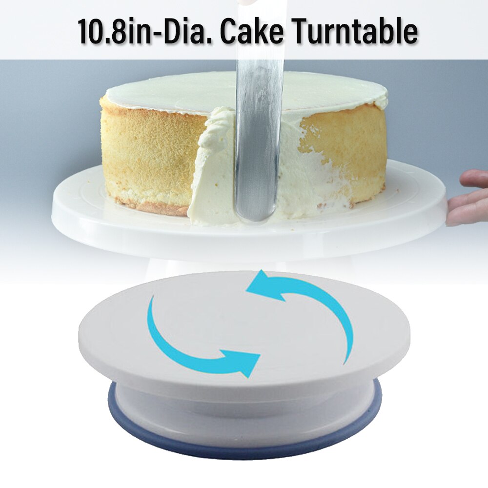 Cake Draaitafel Revolving Cake Stand Glad Roterende Cake Decorating Cake Display Stand Bakken Tools Voor Cake Cupcake Cookies